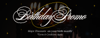 Birthday Promo Facebook cover Image Preview