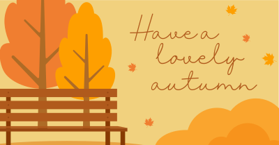 Autumn Greetings Facebook Ad Image Preview