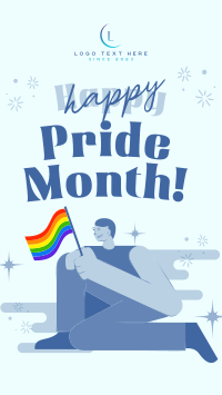 Modern Pride Month Celebration Instagram reel Image Preview