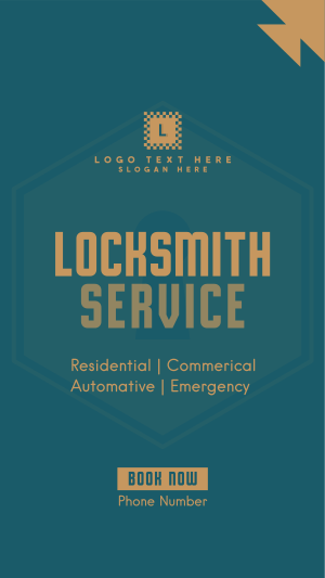 Locksmith Services Instagram story Image Preview