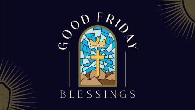 Good Friday Blessings Facebook event cover Image Preview
