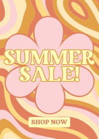 Groovy Summer Sale Flyer Image Preview