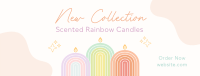 Rainbow Candle Collection Facebook cover Image Preview
