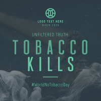 Modern Grunge Tobacco Day Instagram Post Design