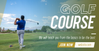 Golf Course Facebook Ad Design