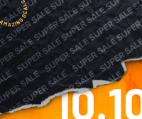 10.10 Ripped Super Sale Facebook Post Design