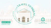 Dubai Trip Facebook Event Cover Design