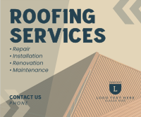 Expert Roofing Services Facebook Post Design