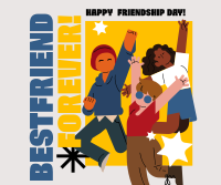 Embracing Friendship Day Facebook post Image Preview