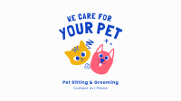We Care For Your Pet Facebook Event Cover Design