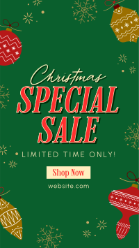 Christmas Holiday Shopping Sale Instagram Story Design