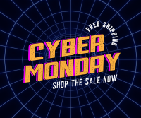 Vaporwave Cyber Monday Facebook post Image Preview