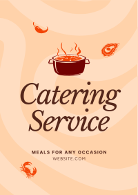 Hot Pot Catering Poster Design