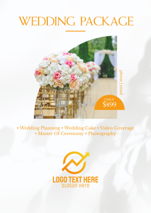 Wedding Flower Bouquet Poster