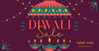 Diwali Lanterns Facebook ad Image Preview