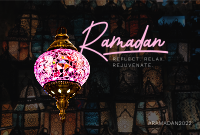 Ramadan Stained Lamp Pinterest Cover Design
