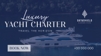 Luxury Yacht Charter Facebook Event Cover Image Preview