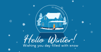 Snow Globe Facebook Ad Design