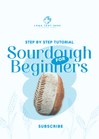 Beginner Sourdough Tutorial Poster Image Preview