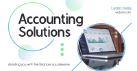 Business Accounting Solutions Facebook Ad Design