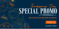 Hey it's Thanksgiving Promo Twitter post Image Preview