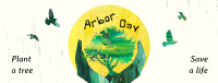 Creative Arbor Day Facebook Cover Design
