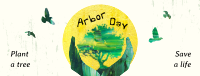 Creative Arbor Day Facebook Cover Image Preview