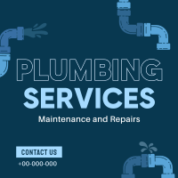 Plumbing Expert Services Instagram Post Design