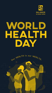 Healthy People Celebrates World Health Day Video Image Preview