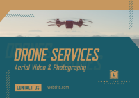 Drone Technology Postcard Design