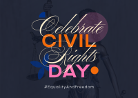 Civil Rights Celebration Postcard Design