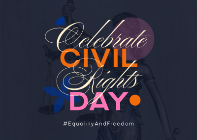 Civil Rights Celebration Postcard Image Preview