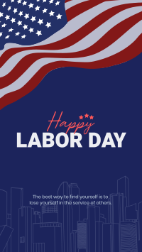 Celebrate Labor Day Facebook Story Design