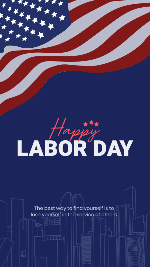 Celebrate Labor Day Facebook story Image Preview
