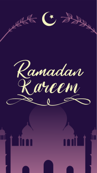 Ramadan Mosque Greeting Instagram reel Image Preview