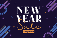 New Year Blob Sale Pinterest board cover Image Preview