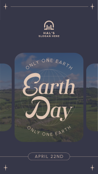 Earth Day Minimalist Instagram reel Image Preview