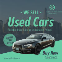 Used Car Sale Linkedin Post Image Preview