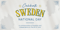 Conventional Sweden National Day Twitter post Image Preview