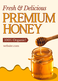 Organic Premium Honey Flyer Design