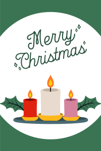 Christmas Candles Pinterest Pin Image Preview
