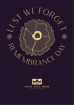 Lest We Forget Flyer Image Preview