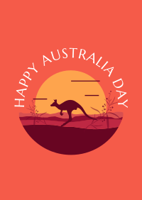 Australia Landscape Poster Design