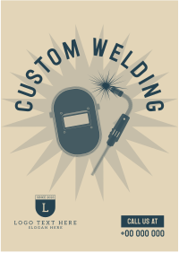 Custom Welding Poster Image Preview