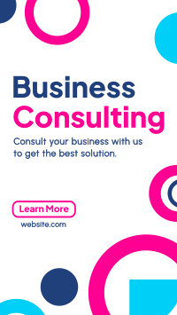 Abstract and Shapes Business Consult TikTok Video Image Preview