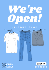 We Do Your Laundry Poster Design