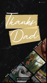 Film Father's Day Instagram reel Image Preview