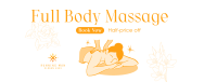 Body Massage Promo Facebook cover Image Preview