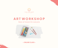 Art Class Workshop Facebook post Image Preview