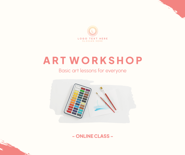 Art Class Workshop Facebook Post Design Image Preview